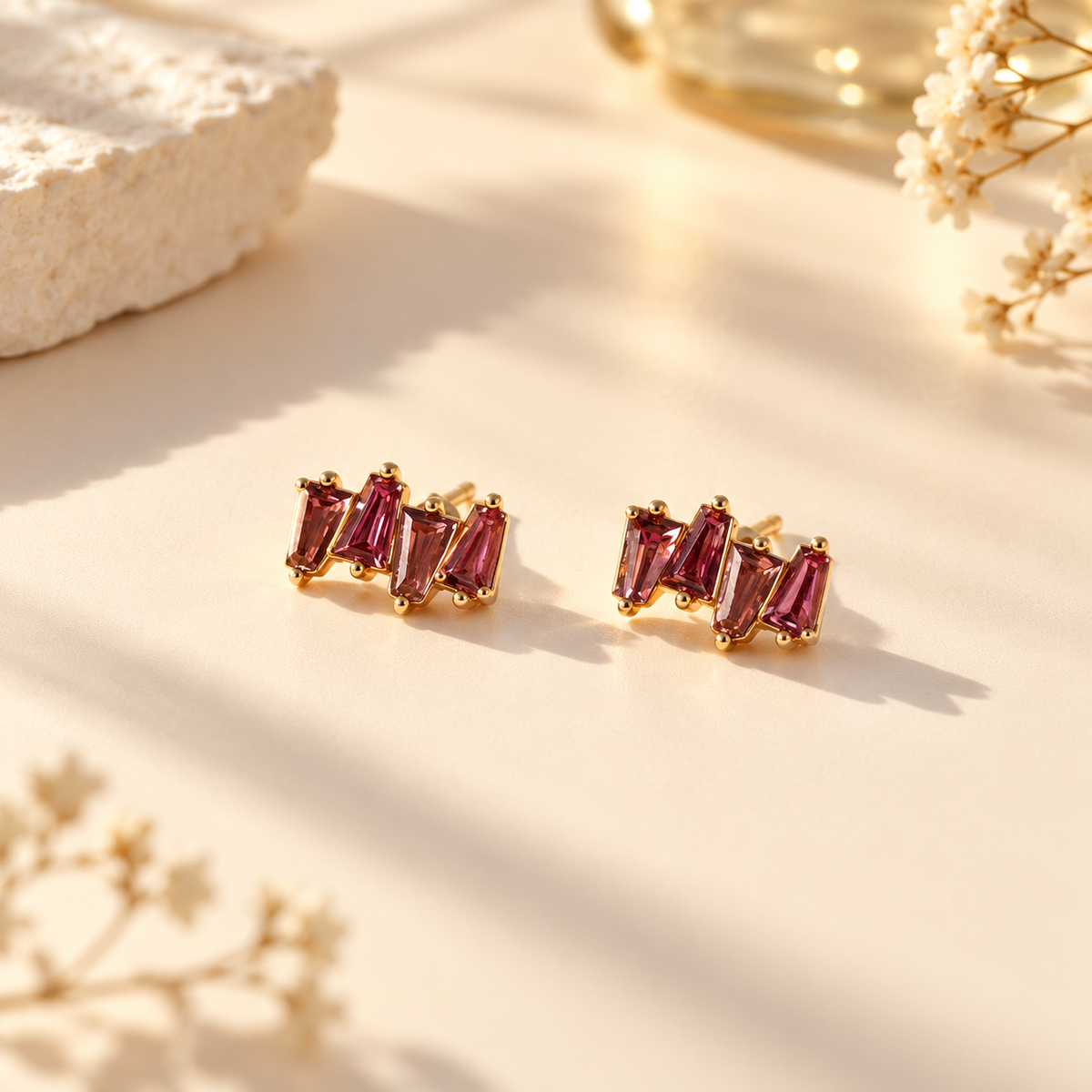 Roselle Stud Earrings