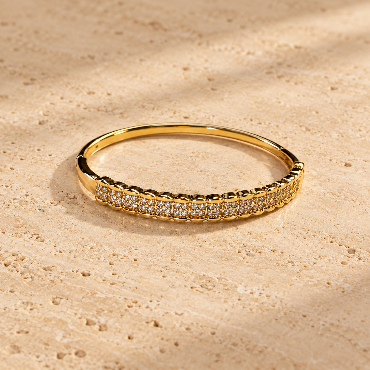 The Aurelia Bangle - Gold Plated