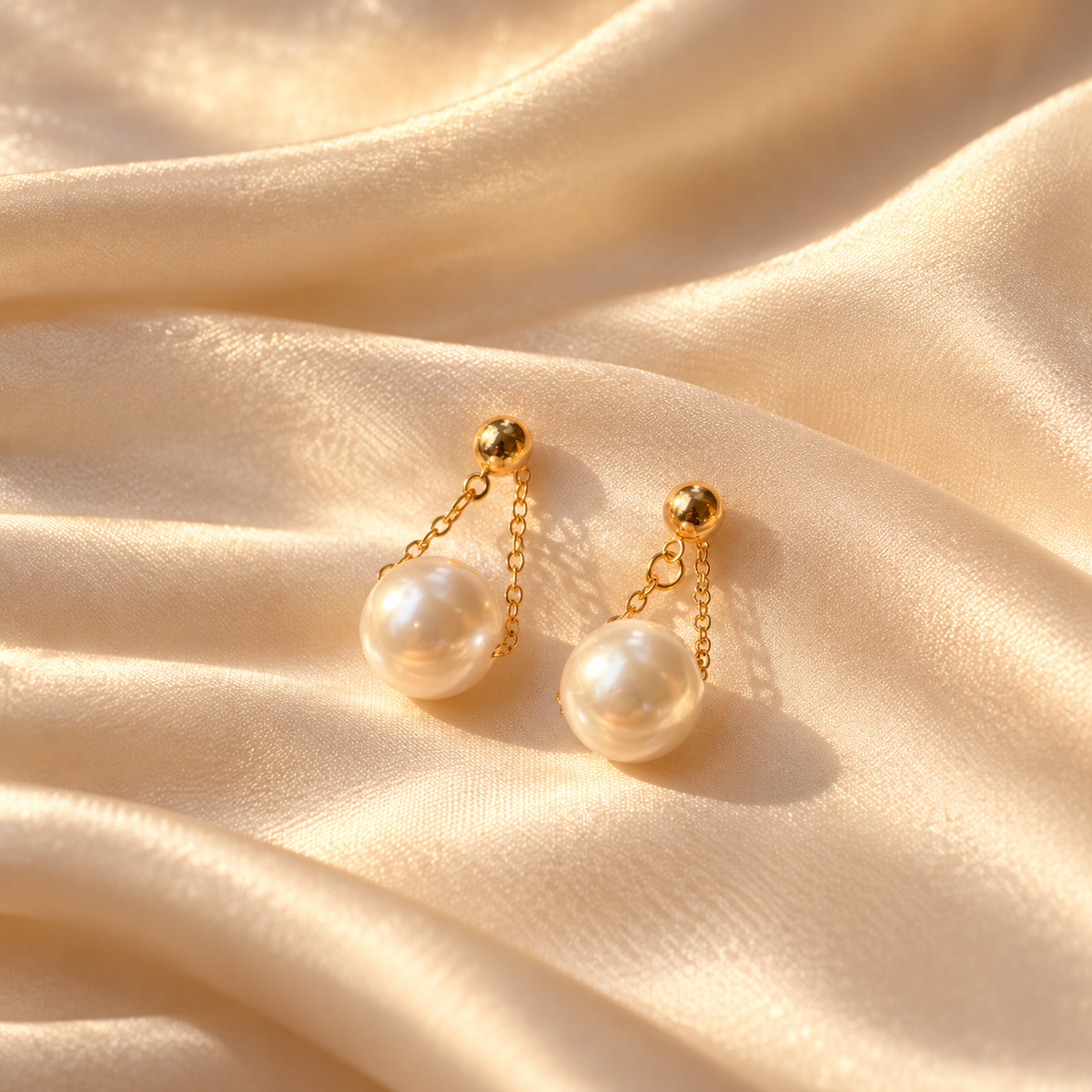 Pearl Drop Earings