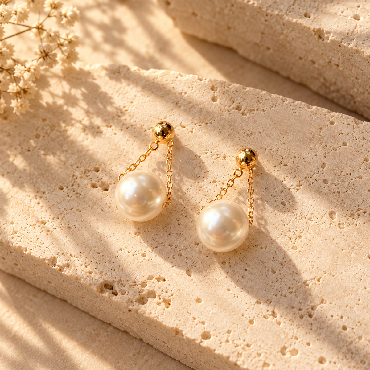 Pearl Drop Earings