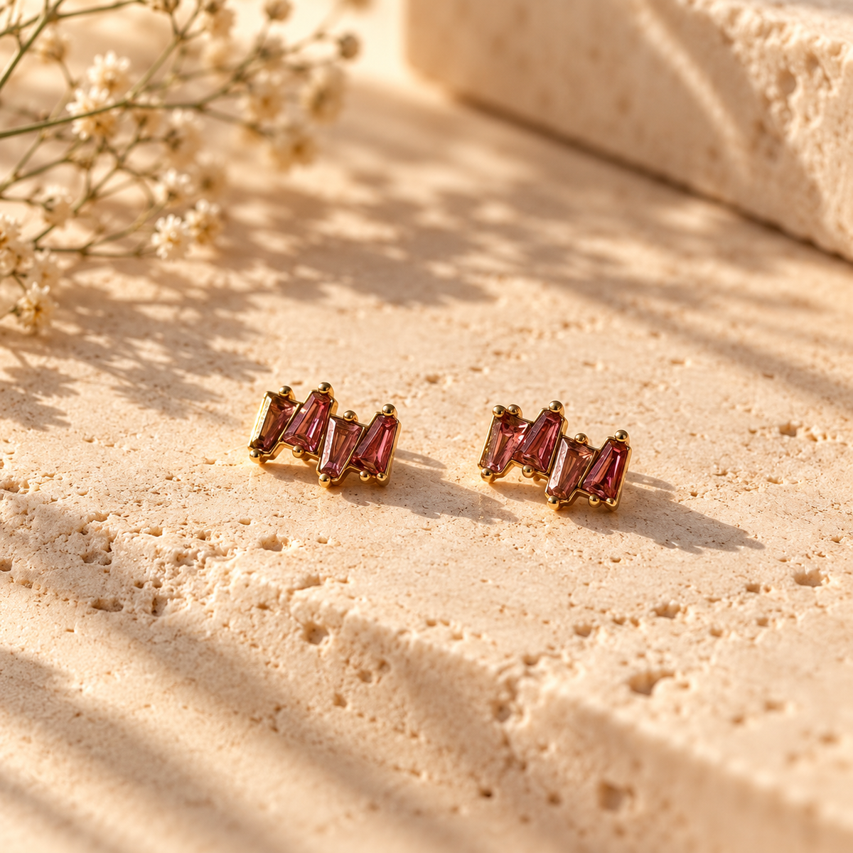 Roselle Stud Earrings
