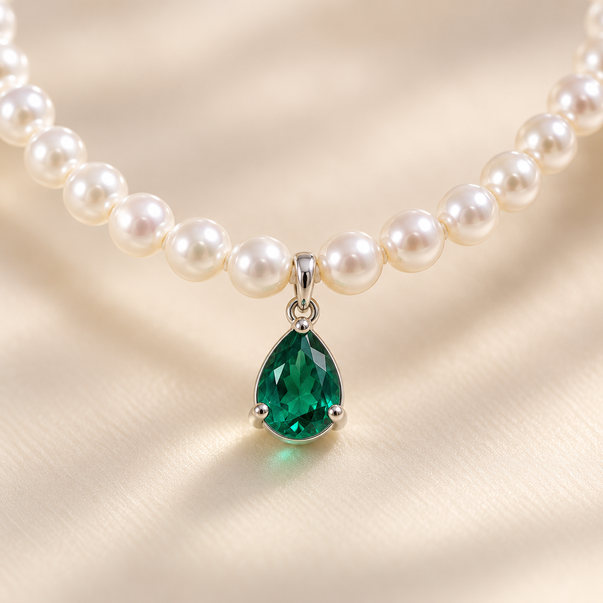 Esmeralda Pearl Necklace